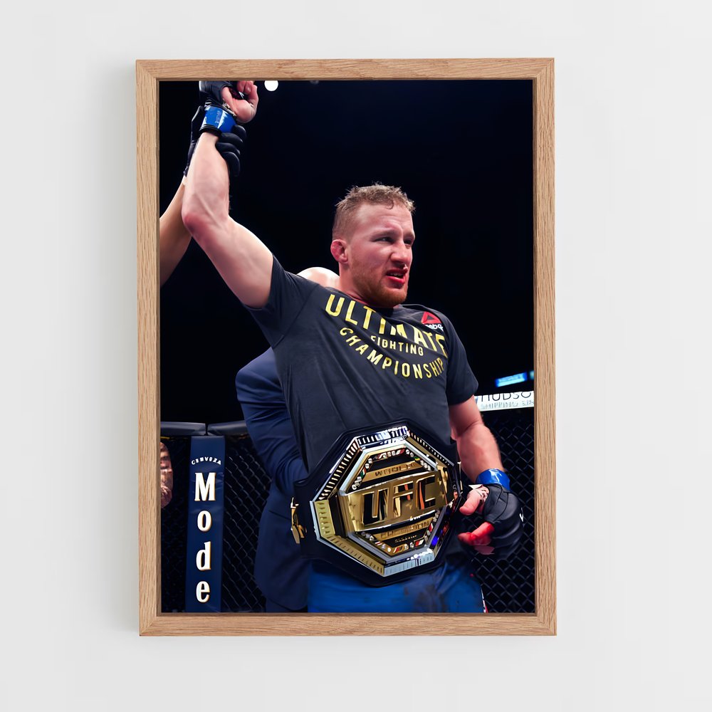 Poster Justin gaethje – affiche MMA (vue 4)